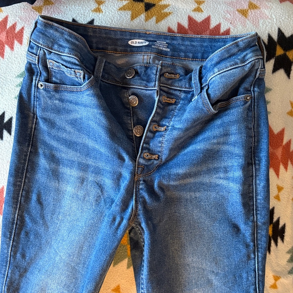 Old Navy Women's High Rise Blue Jeans